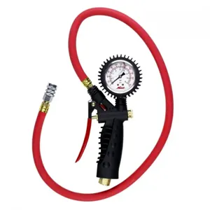 MILTON-INDUSTRIES 572A Analog Inflator Gauge With Kwik Grip Safety Chuck | CD8VAK