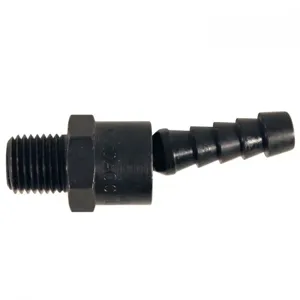 MILTON-INDUSTRIES s-658-1 Full Swivel Hose Barb End, 1/4 Inch MNPT x 3/8 Inch, Pack of 10 | CD8TTG