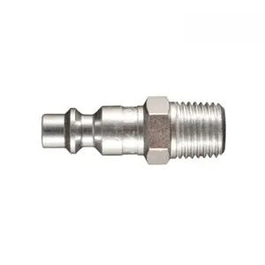 MILTON-INDUSTRIES s-727 M Style Plug, Male, 1/4 Inch NPT, Pack of 10 | CD8TCR