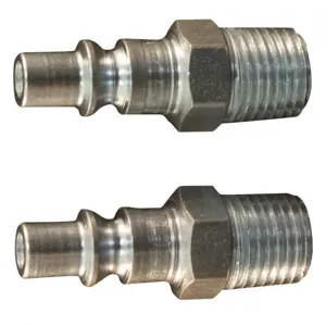 MILTON-INDUSTRIES s-777 A Style Plug, Male, 1/4 Inch NPT, Pack of 10 | CD8TCV