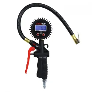 MILTON-INDUSTRIES EX0500D Pistol Grip Digital Inflator Gauge, 16 Inch Hose Length, Pack of 5 | CD8VJQ