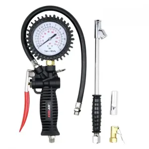 MILTON-INDUSTRIES EX536KIT Analog Pistol Grip Tire Inflator/Deflator Gauge Kit, 3 In 1, PK 10 | CD8RZN