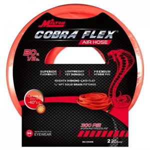 MILTON-INDUSTRIES MA38100OR Cobra Flex Pu Hybrid Hose, 100 Feet Long, 3/8 Inch Inner Dia. | CD8RZC