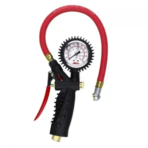 MILTON-INDUSTRIES S-575A Analog Tire Inflator/Pressure Pistol Grip Gauge, Ball Foot Chuck, PK 5 | CD8THN