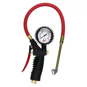 MILTON-INDUSTRIES S-576A Analog Tire Inflator/Pressure Pistol Grip Gauge, Classic Dual Head Chuck, PK 5 | CD8THQ