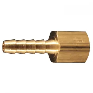 MILTON-INDUSTRIES 605 Hose End Fitting, Non Swivel, Inner Diameter 1/4 Inch, Pack of 10 | CD8UAX