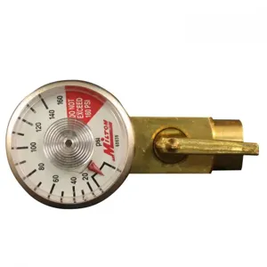 MILTON-INDUSTRIES s-638-1 Flow Control Valve, Dial Gauge, 1/4 Inch NPT | CD8TRF