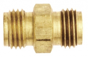 MILTON-INDUSTRIES s-649 Hex Nipple Hose Fitting, 1/4 Inch Nps, Pack of 10 | CD8TRU