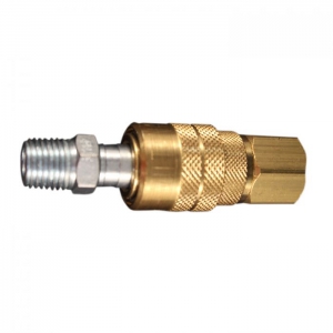 MILTON-INDUSTRIES s-711 M Style Coupler And Plug, 1/4 Inch NPT, Pack of 10 | CD8TKA