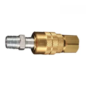 MILTON-INDUSTRIES s-711 M Style Coupler And Plug, 1/4 Inch NPT, Pack of 10 | CD8TKA