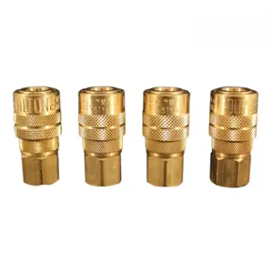 MILTON-INDUSTRIES s-715-4 Coupler, Female, M Style, 1/4 Inch NPT, Pack of 5 | CD8TUK