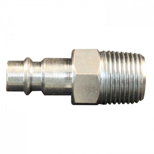 MILTON-INDUSTRIES s-762-1 Male Plug, Highflowpro V Style, Steel, 3/8 Inch MNPT, Pack of 10 | CD8TDD