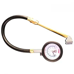 MILTON-INDUSTRIES s-936 Dual Head Air Chuck, Tire Pressure Gauge, High Pressure, 12 Inch Hose | CD8TWH