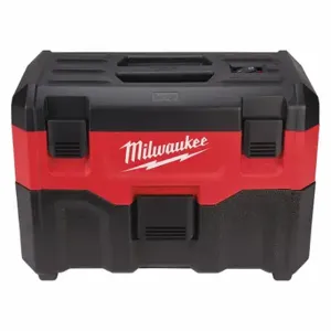 MILWAUKEE 0880-20 Portable Shop Vacuum, 2 Gal Tank Size, Reinforced Nylon, 1 1/4 Inch Vacuum Hose Dia | CT3NBT 2CDC6