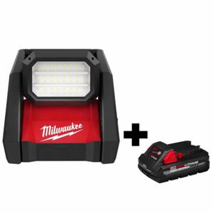 MILWAUKEE 2366-20, 48-11-1835 Cordless Work Light, M18, Battery Included, 4000 Lm | CT3MPV 373WJ2