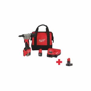 MILWAUKEE 2550-22, 48-11-2440 Nietwerkzeug, 1 1/2 Zoll Hublänge, 2000 Pfund Zugkraft | CT3NKN 165FV5