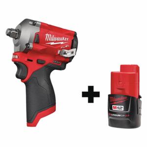 MILWAUKEE 2555-20, 48-11-2420 Impact Wrench, 1/2 Inch Square Drive Size, 250 ft-lb Fastening Torque | CT3LZU 349VF8
