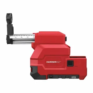 MILWAUKEE 2712-DE On-Tool Dust Extractor, On-Tool, Self-Contained, 2712-22, OSHA Table 1 Compliant | CT3PVX 32NT39