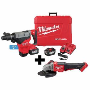 MILWAUKEE 2718-22HD, 2980-20 Tool Combination Kit, 18V DC Volt, 2 Tools, 1-3/4 Inch SDS Max Rotary Hammer 380 RPM | CP2LKD 382ZE3