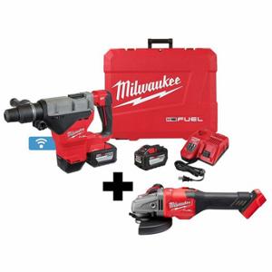MILWAUKEE 2718-22HD, 2981-20 Tool Combination Kit, 18V DC Volt, 2 Tools, 1-3/4 Inch SDS Max Rotary Hammer 380 RPM | CP2LKC 382ZE4