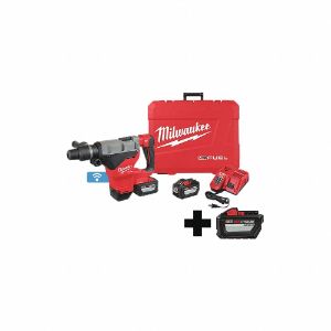 MILWAUKEE 2718-22HD 48-11-1812 Cordless Rotary Hammer Kit, 18V, 0 to 2900 Blows per Minute, Battery Included | CF2LPY 338AP1