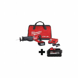 MILWAUKEE 2722-21HD 48-11-1880 Reciprocating Saw Kit, Full Size, 1-1/4 Inch Stroke, 3000 Strokes per Minute | CE9QTZ 338AN0