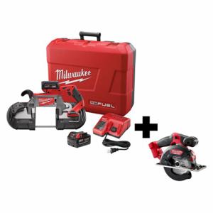 MILWAUKEE 2729-22, 2782-20 Band Saw Kit, 18VDC Volt, 2 Tools, Band Saw, M18 FUEL | CP2LEC 379CU8