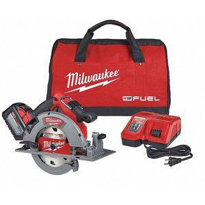 MILWAUKEE 2732-21HD 7-1/4 Inch Circular Saw, 5800 No Load RPM, 12.0 Amps, Blade Side Right, 18 VAC | CD2KAB 481Z35