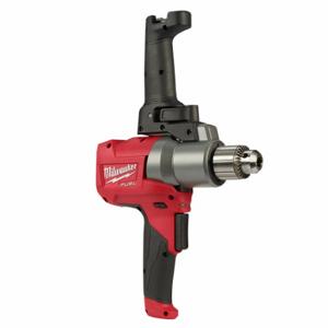 MILWAUKEE 2810-20 Mud Mixer, 18V Dc, 1/2 Inch Keyed, Continuous, 550 Rpm Max. Speed, 16, Brushless | CT3MQZ 419J56