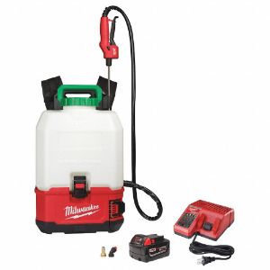 MILWAUKEE 2820-21PS Backpack Sprayer Kit, Backpack Sprayer Type, Lawn and Garden Sprayer Application | CF2PWC 55HA89