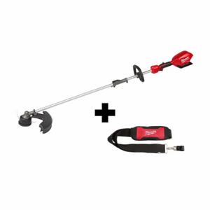 MILWAUKEE 2825-20ST, 49-16-2722 String Tri mmer and Shoulder Strap, Battery, 14 to 16 Inch, 40 Inch Shaft Length | CV3FLL 380FN5