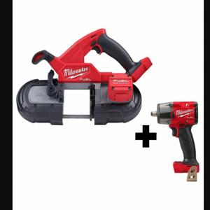 MILWAUKEE 2829-20,2962-20 Portable Band Saw, 35 3/8 Inch Blade Length, 3-1/4 Inch x 3-1/4 Inch Size, Brushless Motor | CP2JRM 382YT5