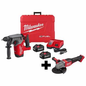 MILWAUKEE 2912-22, 2980-20 Bohrhammer-Kit, 18 V DC Volt, 2 Werkzeuge, Bohrhammer, blasgeformtes Gehäuse | CP2LFB 384NU7