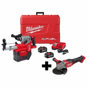 MILWAUKEE 2914-22DE, 2980-20 Bohrhammer-Kit, 18 V DC Volt, 2 Werkzeuge, Bohrhammer, blasgeformtes Gehäuse | CP2LFC 384NV3