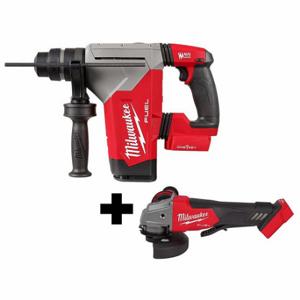 MILWAUKEE 2915-20, 2880-20 Tool Combination Kit, 18V DC Volt, 2 Tools, 1-1/8 Inch SDS Plus Rotary Hammer 800 RPM | CP2LKA 382ZD8