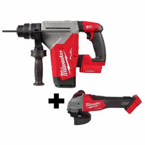 MILWAUKEE 2915-20, 2881-20 Tool Combination Kit, 18V DC Volt, 2 Tools, 1-1/8 Inch SDS Plus Rotary Hammer 800 RPM | CP2LKB 382ZD9