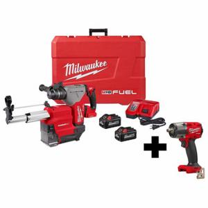 MILWAUKEE 2915-22DE, 2962-20 Bohrhammer-Kit, 18 V DC Volt, 2 Werkzeuge, Bohrhammer, blasgeformtes Gehäuse | CP2LFD 384NU9