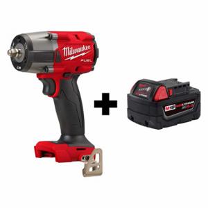 MILWAUKEE 2960-20, 48-11-1850 Mid-Torque Impact Wrench, 3/8 Inch Square Drive Size, 550 ft-lb Fastening Torque | CT3MBT 359YV5