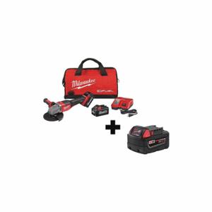 MILWAUKEE 2980-22, 48-11-1850 Angle Grinder Kit, 6 Inch Wheel Dia, Paddle, without Lock-On | CP2HUC 349AH9