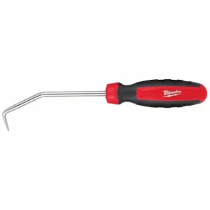 MILWAUKEE 45-74-9213 Hose Pick, Chrome Vanadium Steel, 1 Pieces, 9 3/4 Inch Overall Length, 90 Deg Hose Pick | CR3WAK 798GF2