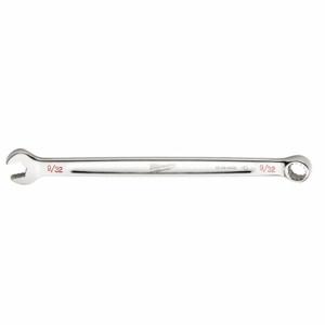 MILWAUKEE 45-96-9409 Combination Wrench, Chrome Vanadium Steel, Chrome, 9/32 Inch Head Size, 5 1/4 Inch Length | CT3HUY 60RJ50