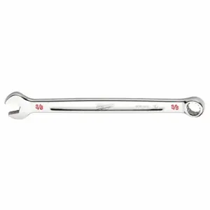 MILWAUKEE 45-96-9412 Combination Wrench, Chrome Vanadium Steel, Chrome, 3/8 Inch Head Size, 6 1/8 Inch Length | CT3HUG 60RJ53