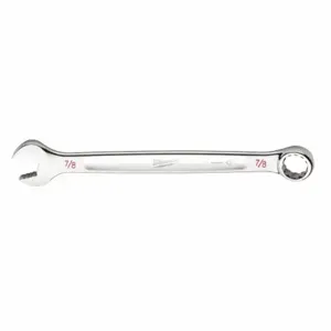 MILWAUKEE 45-96-9428 Combination Wrench, Chrome Vanadium Steel, Chrome, 7/8 Inch Head Size, 11 1/2 Inch Length | CT3HUQ 60RJ61