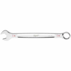 MILWAUKEE 45-96-9438 Combination Wrench, Chrome, 1 1/4 Inch Head Size, 16 7/8 Inch Overall Length | CT3HVC 801AF0