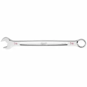 MILWAUKEE 45-96-9442 Combination Wrench, Chrome, 1 1/2 Inch Head Size, 20 1/8 Inch Overall Length | CT3HVB 801AF2