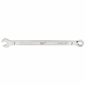 MILWAUKEE 45-96-9507 Combination Wrench, Chrome, 7 mm Head Size, 5 1/4 Inch Overall Length | CT3HVQ 801AF4