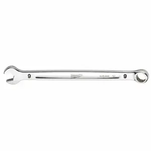 MILWAUKEE 45-96-9509 Combination Wrench, Chrome Vanadium Steel, Chrome, 9 mm Head Size, 5 7/8 Inch Length | CT3HUV 60RJ65