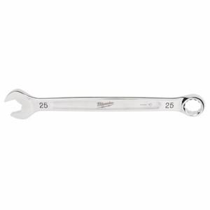 MILWAUKEE 45-96-9525 Combination Wrench, Chrome, 25 mm Head Size, 13 3/8 Inch Overall Length | CT3HVH 801AF7