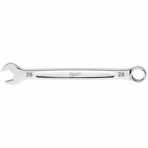 MILWAUKEE 45-96-9526 Combination Wrench, Chrome, 26 mm Head Size, 13 3/8 Inch Overall Length | CT3HVJ 801AF8