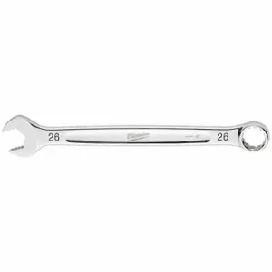 MILWAUKEE 45-96-9526 Combination Wrench, Chrome, 26 mm Head Size, 13 3/8 Inch Overall Length | CT3HVJ 801AF8